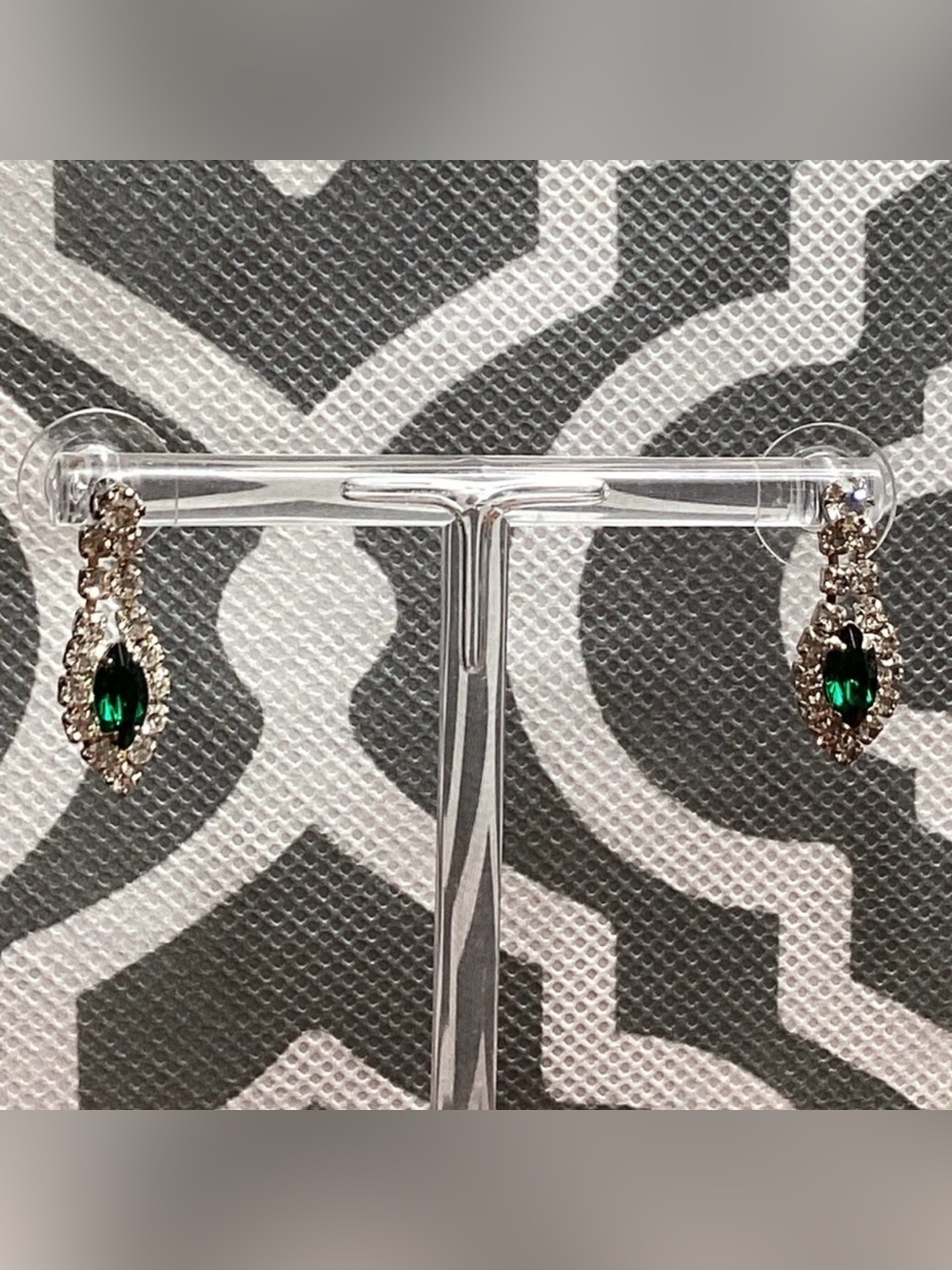 Rhinestone Dangling Earrings